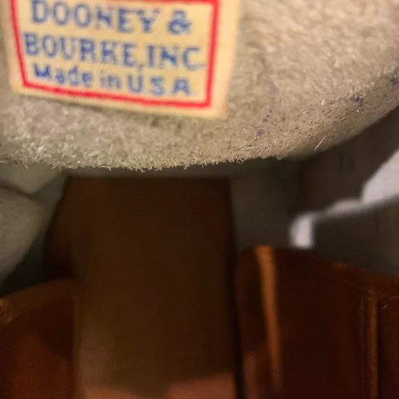 Dooney & Bourke Cream / White and Brown Satchel - Picture 8 of 16